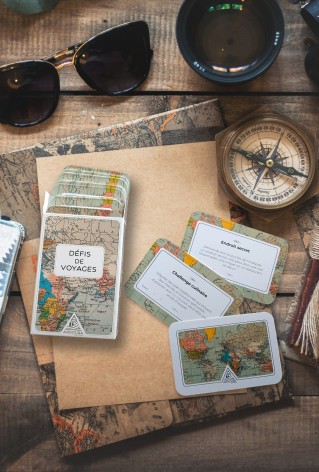 Jeu de cartes – Défis de voyage