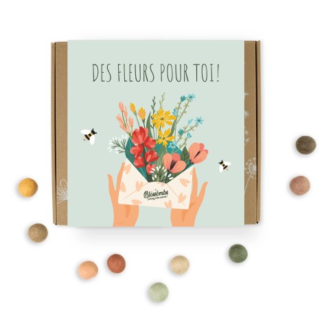 Coffret cadeau – Des fleurs pour toi