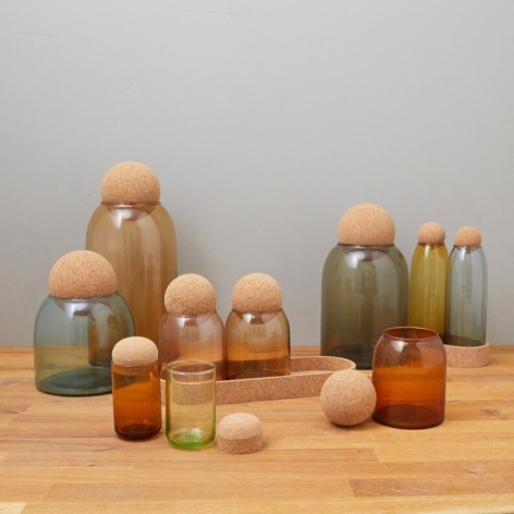 Ensemble de pots avec plateau Evia