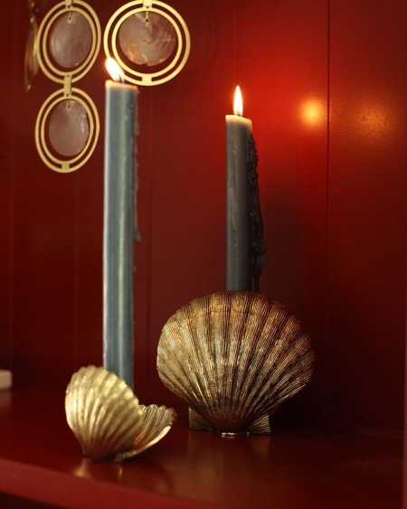 Bougeoir - petit coquillage