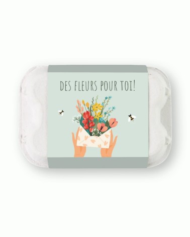 Boîte à fleurs – Des fleurs pour toi