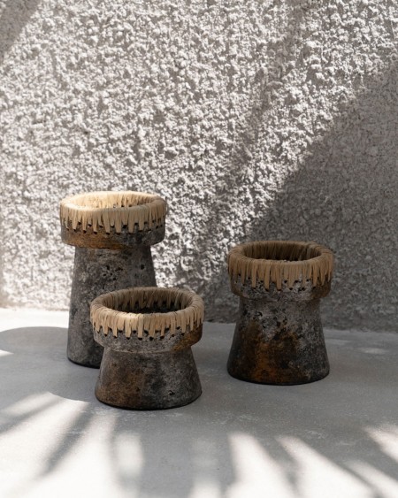 Bougeoir Pretty – Gris Antique