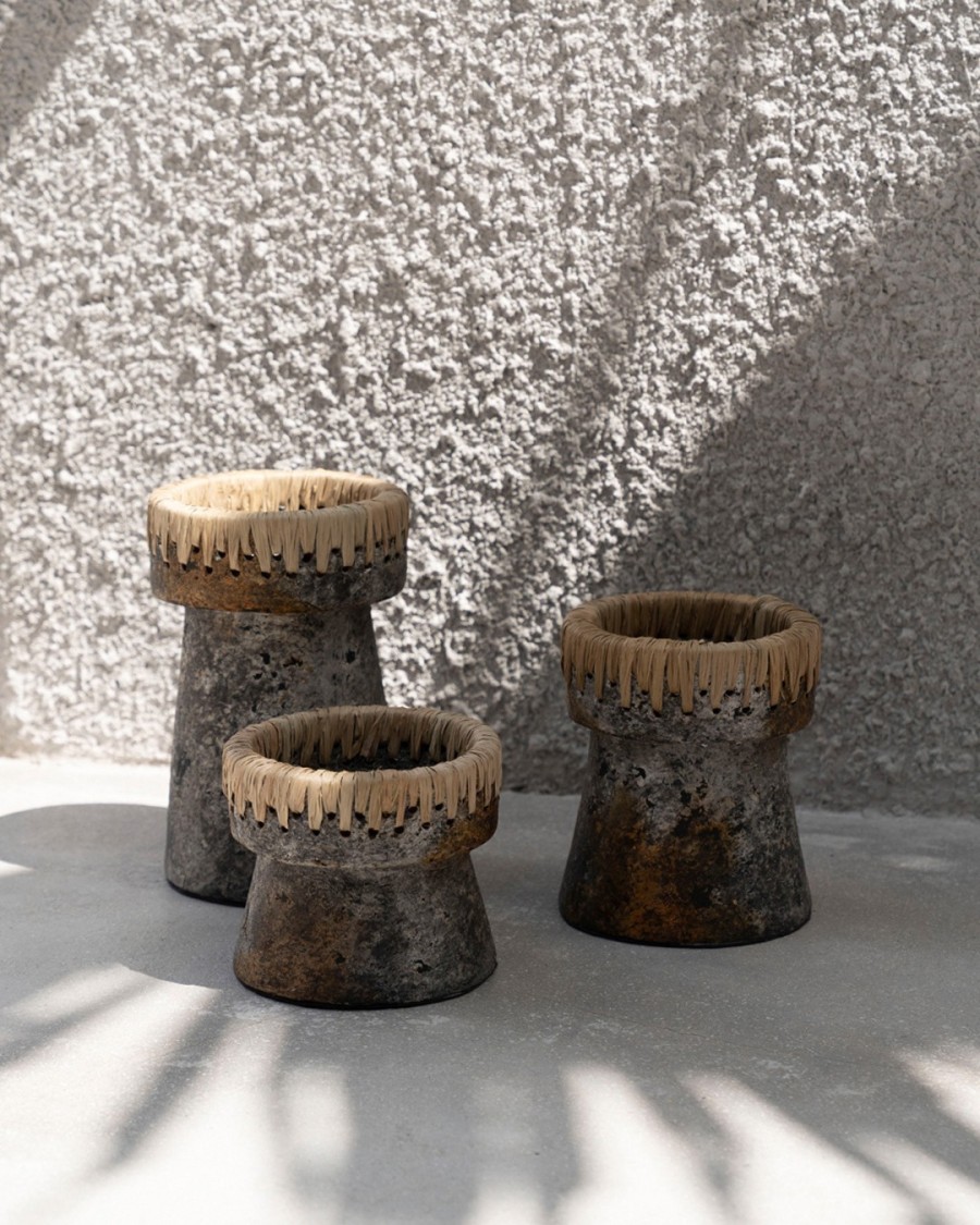 Bougeoir Pretty – Gris Antique