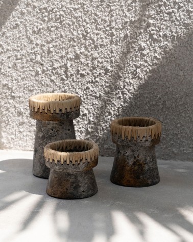 Bougeoir Pretty – Gris Antique