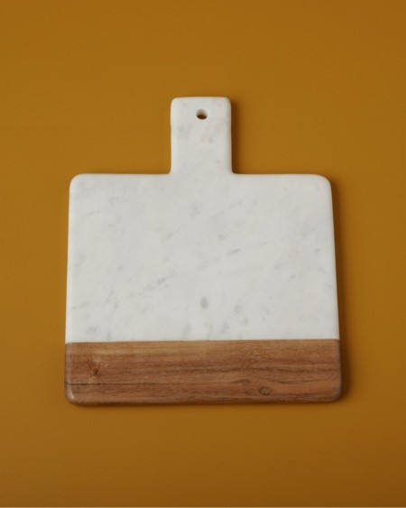 Planche marbre & bois – Carré