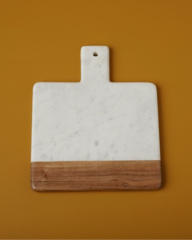 Planche marbre & bois – Carré