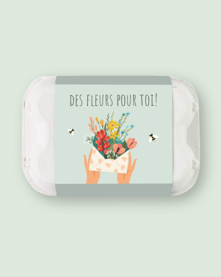 Boîte à fleurs – Des fleurs pour toi